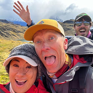 On the trail in Torres del Paine:right::round