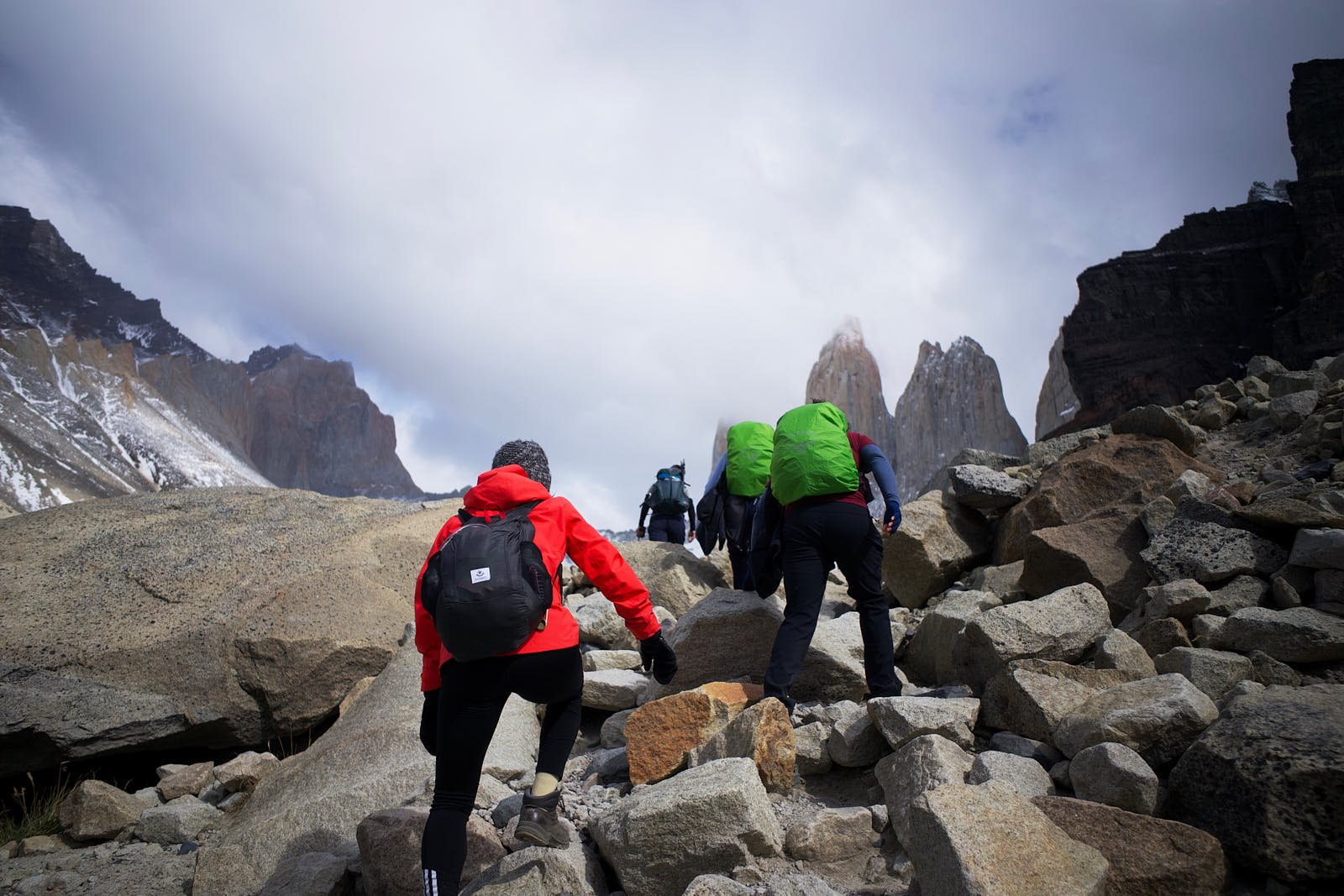 Not the best terrain to have a camera swinging about on your neck, Torres del Paine