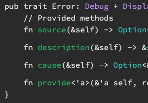 Creating Ergonomic Error Types for Rust Traits