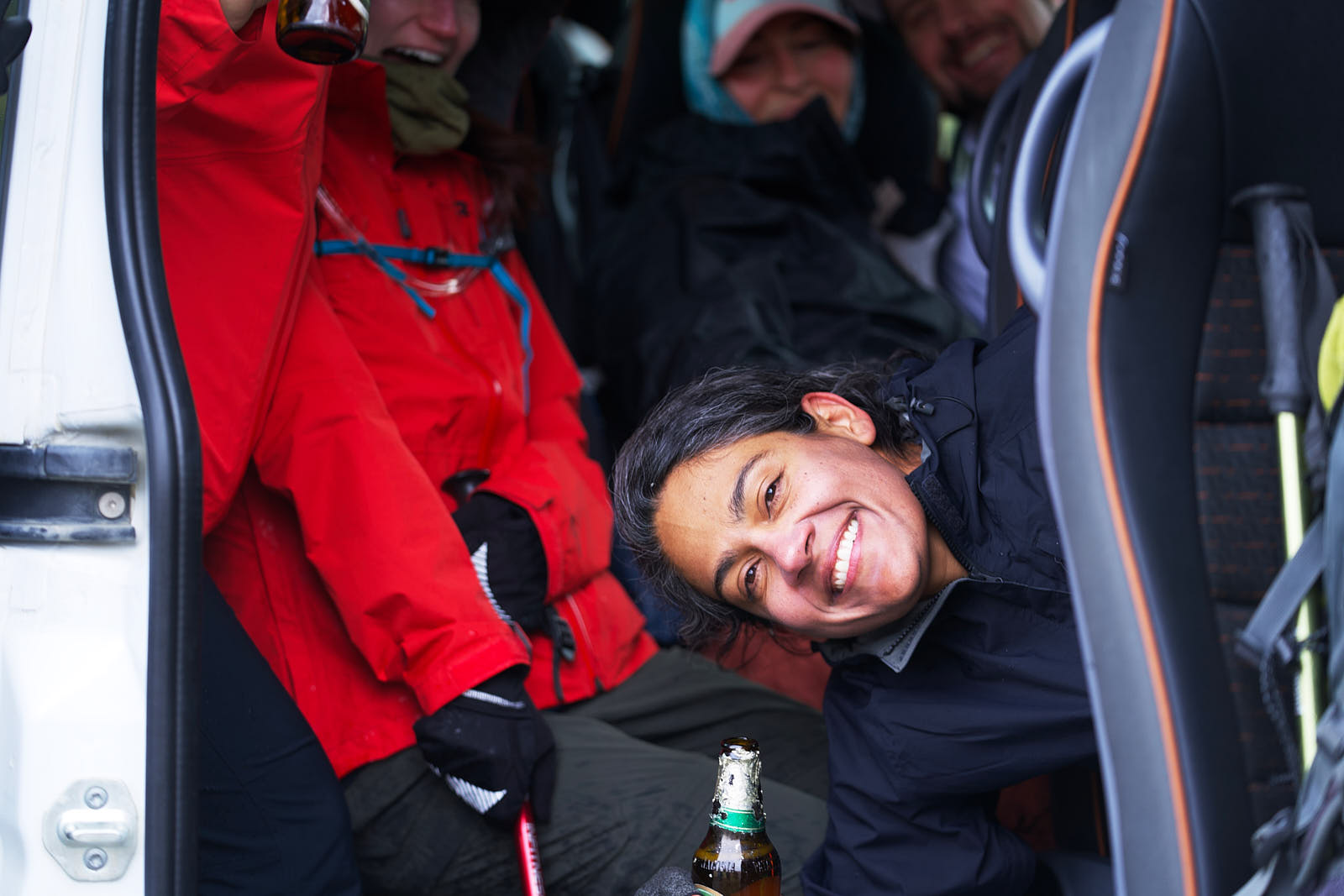 Cold beers in the van that will take you home, what a reward!